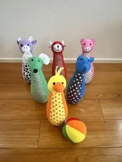 GENI カラフル動物　ソフトボウリング　セット