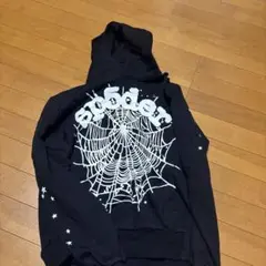spider クモの巣 ブラックパーカー S spider クモの巣 ブラックパーカー S spider クモの巣 ブラック