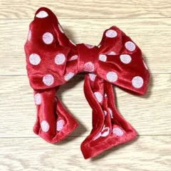 東京ディズニーリゾート ミニー カチューシャ リボン　ピン留め