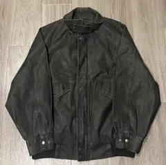 美品　クレイル　CLEL　ブルゾン　ブラック系　Sサイズ　ヴィンテージデザイン