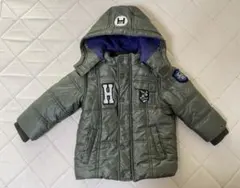 オリーブグリーン フード付きジャケット 95cm未満