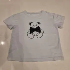 GU 半袖Tシャツ オーガンジーリボン