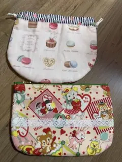 ハンドメイド　巾着・ポーチ