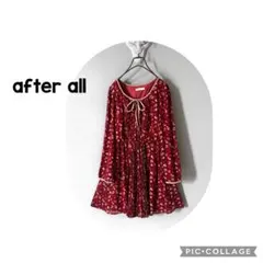 after all 花柄 長袖 ワンピースのサムネイル