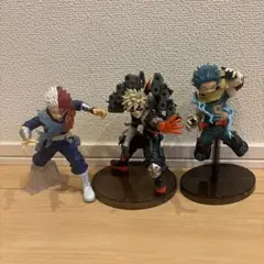 【3体セット】僕のヒーローアカデミア フィギュア（緑谷出久・爆豪勝己・轟焦凍）
