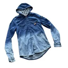 【新品未使用】希少 ZARA MAN Soft Denim パーカージャンパー