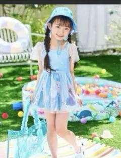 【新品】アナと雪の女王　エルサ　アナ　ワンピース 水着しまむら リトシー