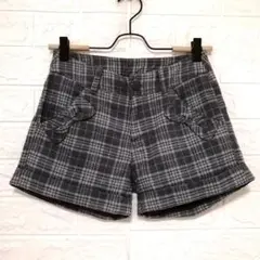 OLLINKARI　チェック柄ショートパンツ　150