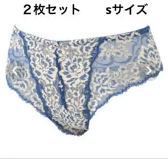 MARUKO リュミエス Tバックレースショーツ S クレムブルー　２枚セットのサムネイル