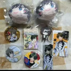 祭り　ツキウタ　ツキウサ　ツキプロ　長月夜　夜　9月　９個セット　缶バッジ