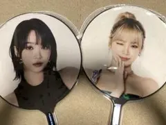 LE SSERAFIM ルセラフィム キムチェウォン うちわ2枚 うちわカバーも