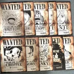 ONE PIECE BASE SHOP 手配書　全種