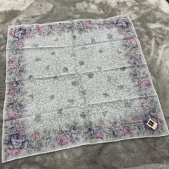 Yves Saint Laurent イヴ・サンローラン　花柄ハンカチ