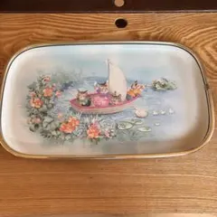 猫トレイ 레트로