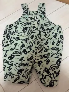 ヒョウ柄 オーバーオール サロペット