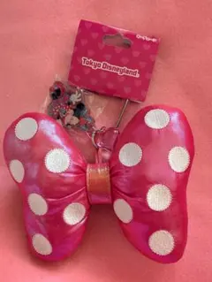 東京ディズニー ミニー　 リボン キーチェーン パルパルーザ ファンダーランド