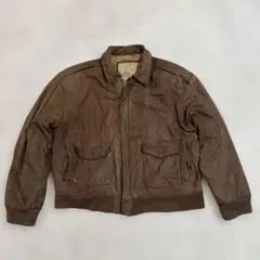 80sビンテージ！G3 雰囲気抜群レザージャケット ブラウン