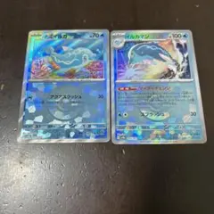 【2枚セット】ナミイルカ、イルカマン、進化ライン、モンスターボールミラー、テラ