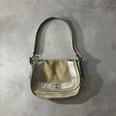 archive y2k lether cyber shoulder bag