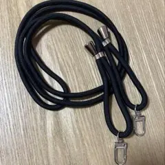 スマホショルダーストラップ　ブラック