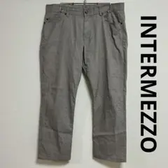 INTERMEZZO インターメッツォ ストレッチ　カジュアルパンツ グレー