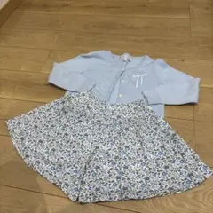 agnès b. ENFANT カーディガンとスカートセット