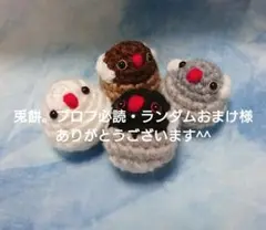 あみぐるみインコ　兎餅。様