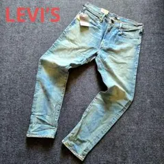 タグ付き未使用 LEVI’S スリムテーパードパンツ デニム XL 黒レザータグのサムネイル