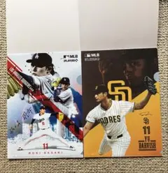 MLB クリアファイル2枚セット佐々木朗希 ダルビッシュ有のサムネイル
