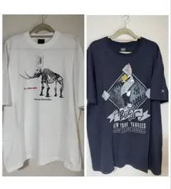 NEW ERA ニューエラ　Tシャツ ２枚まとめ売りのサムネイル