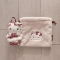 サンリオ当りくじ ハローキティ ④マスコット、⑧巾着