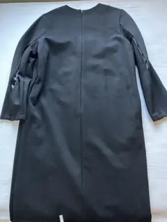 ear 黒 長袖ロングワンピース