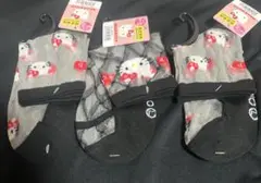 新品未使用　タグ付き　キティちゃん　ソックス