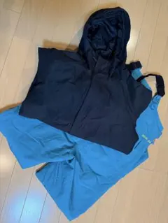 バートン　ゴアテックス　BURTON 子ども用スノーボードウェアセット 黒/青