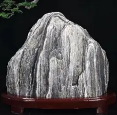 天然石の置物・天然石 置物 鑑賞石 飾り石 台座付き