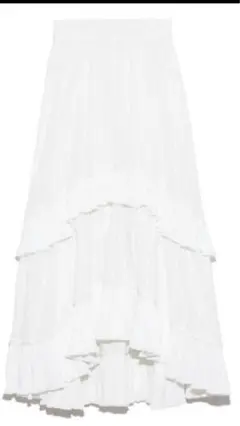 【新品未使用品】SNIDEL グレイル　コットンレースイレヘムスカート