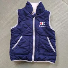 Champion 中綿キルティングベスト　もこもこ　ボア　100