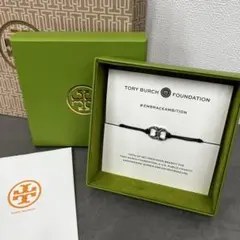【極美品】Tory Burch トリーバーチ ブレスレット シルバー金具 箱のサムネイル