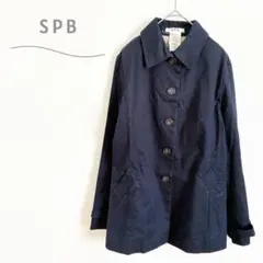 エスピービー　ハーフコート　ジャケット　トレンチコート シンプル　万能　襟付き