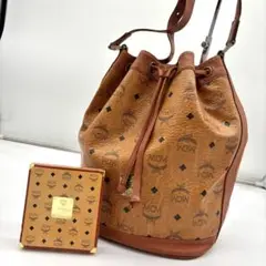 MCM 巾着 ショルダーバッグ ヴィセトス柄 ハンカチ付き バケツバッグ