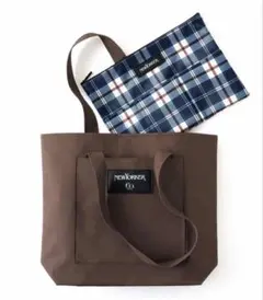 素敵なあの人2024年12月号 【付録】NEWYORKER トートバッグ＆ポーチ