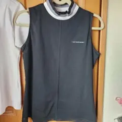 JUN AND ROPE ノースリーブシャツ ブラック Lサイズのサムネイル