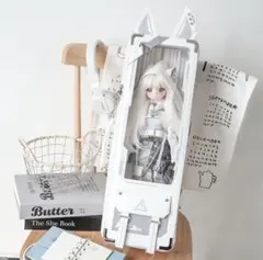 新品未使用 MDD MSD機械蝕刻 ドールバッグ ショルダー ホワイト 1/4