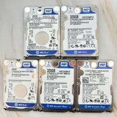 320GB【Western Digital製 統一‼】★2.5インチ★内臓HDD