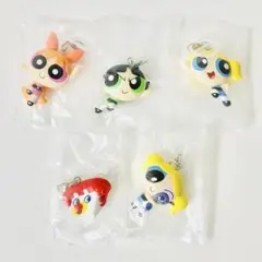 パワーパフガールズ めじるしガチャマスコット 全5種コンプリートセット