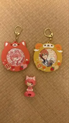 すとぷり キーホルダー　莉犬　ジェル