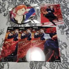 ‪✝︎ 呪術廻戦 釘崎野薔薇 クリアカード 原作 缶バッジ 5点セット