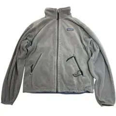 USA製✨ パタゴニア シンチラ フリース グレー ドローコード ジップアップ