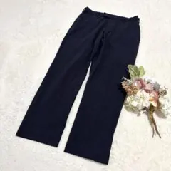 【ユニクロ】UNIQLO メンズ 感動パンツ スラックス ネイビー L