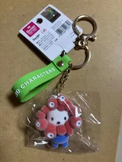 ミャクミャク　サンリオ　フロッキーキーホルダー　ポチャッコ